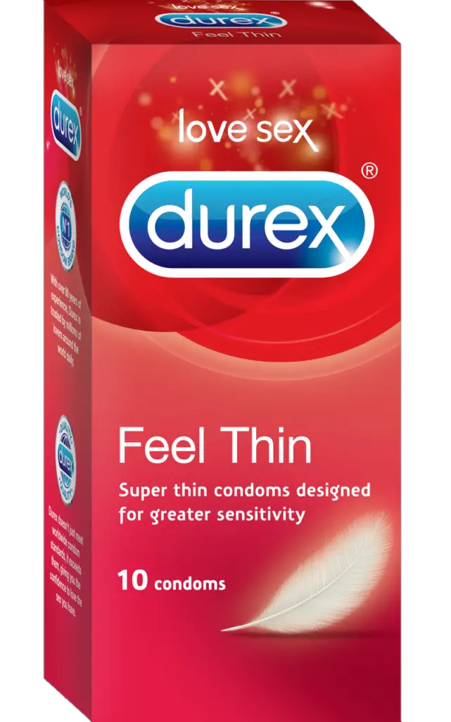 Durex Thin Condom Packet Png