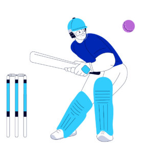 Cricket Player Drawing PNG