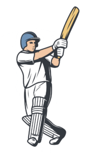 Cricket Player Logo PNG