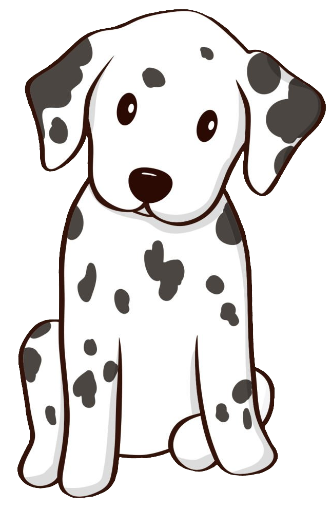 Dalmatian Puppy clipart PNG