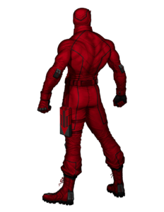 Animated Daredevil Back View Png