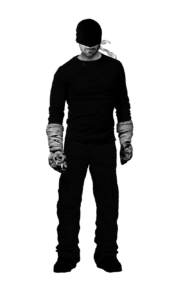 Black Suit Daredevil Standing PNG