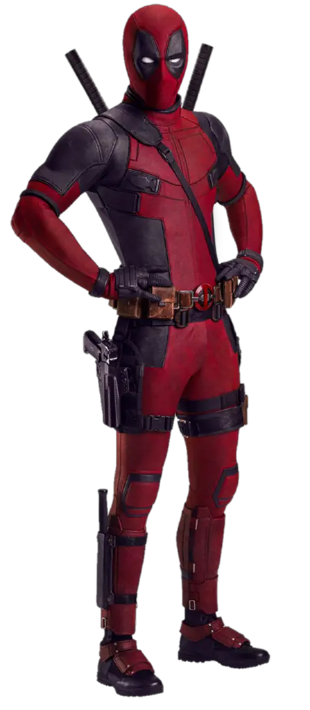 Standing Deadpool Png