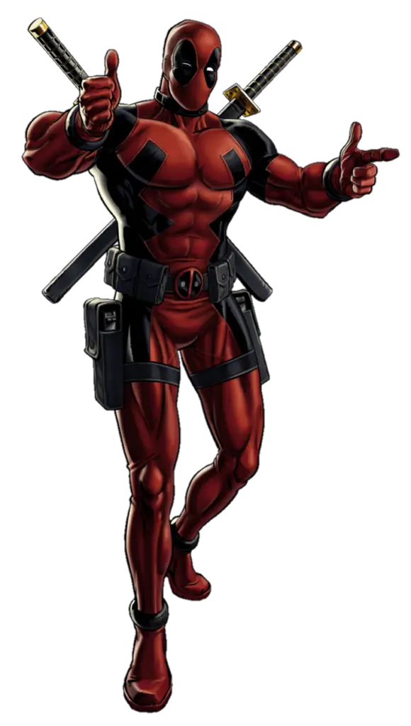 Full Body Deadpool Png