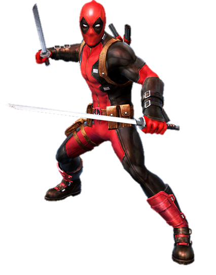 Action Deadpool Png