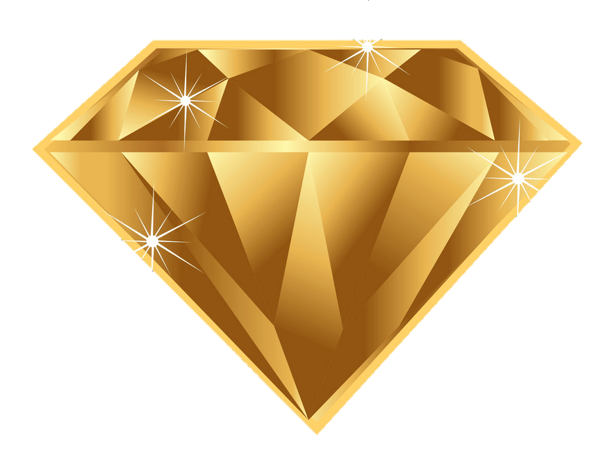 Gold Diamond Png vector