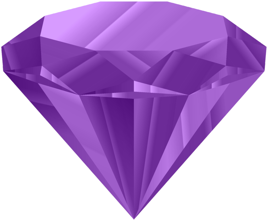 Purple Diamond Png Vector