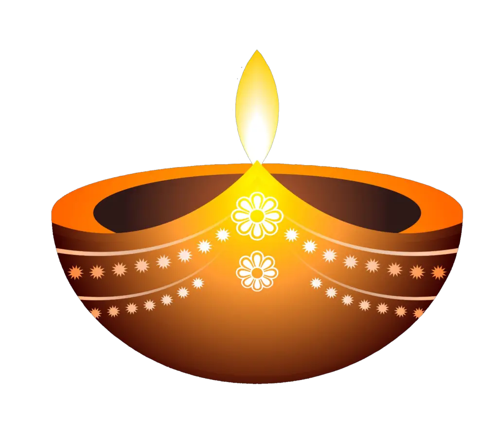 Decorative Diya Png