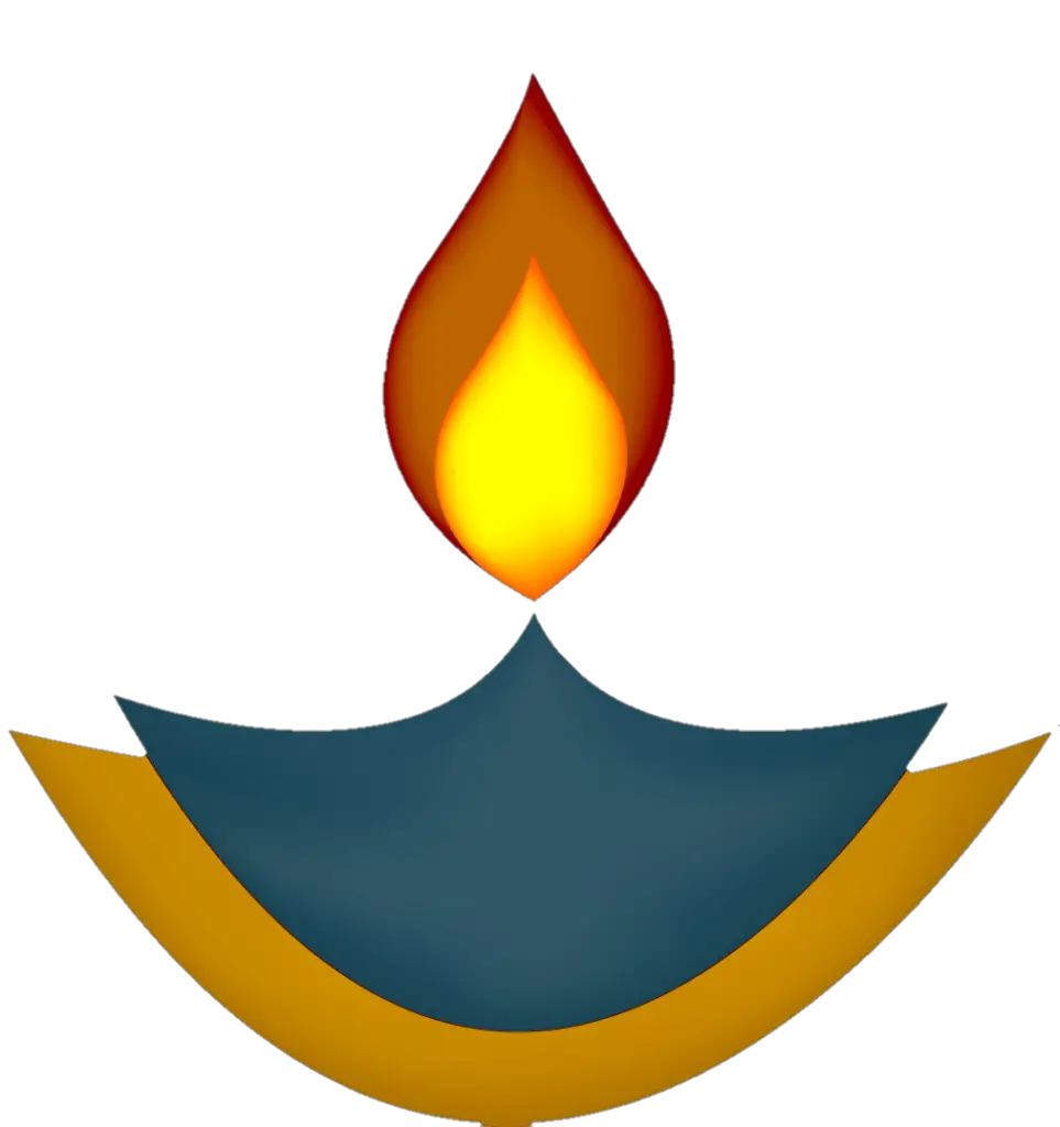 Diya Png vector Logo