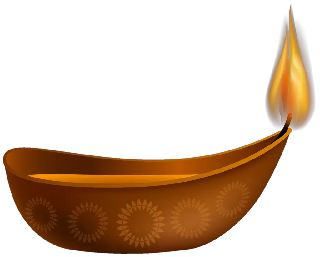 Earthen lamp (Mittee ka deepak) clipart free png