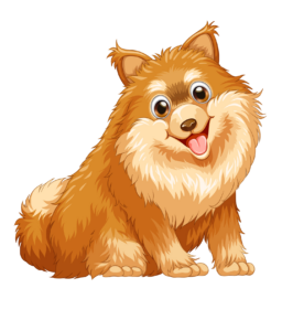 Happy Brown Dog clipart Png
