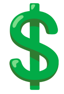 Green Dollar Sign clipart PNG