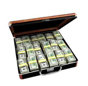 Dollar Suitcase PNG
