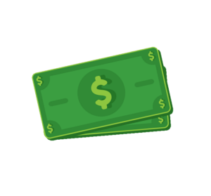 Green Dollar Banknote Icon PNG
