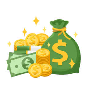 US Dollar clipart PNG