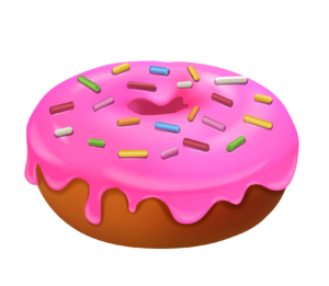 Pink Donut Clipart Png