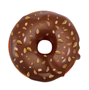 Chocolate Donut Illustration Png