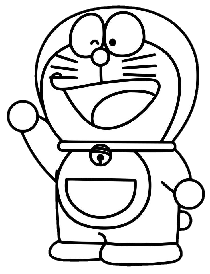 outline Doraemon Png