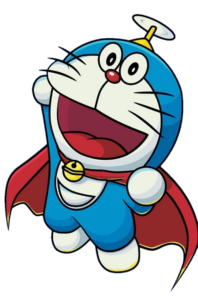 Superman Doraemon clipart PNG