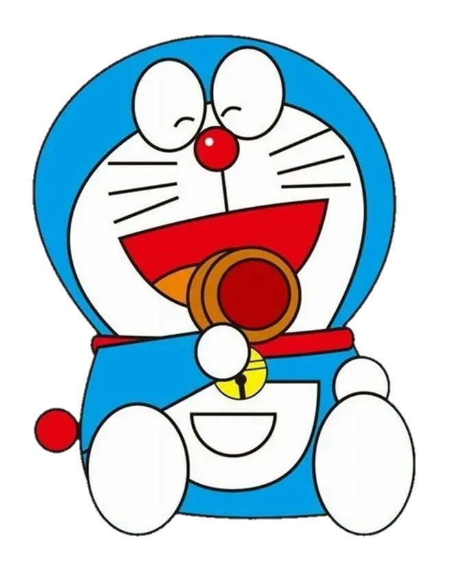 Dora cake eating Doraemon Png