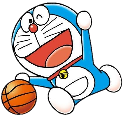 Playing basketball Doraemon Png