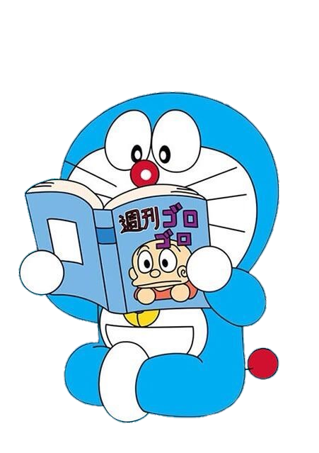 Reading Doraemon Png