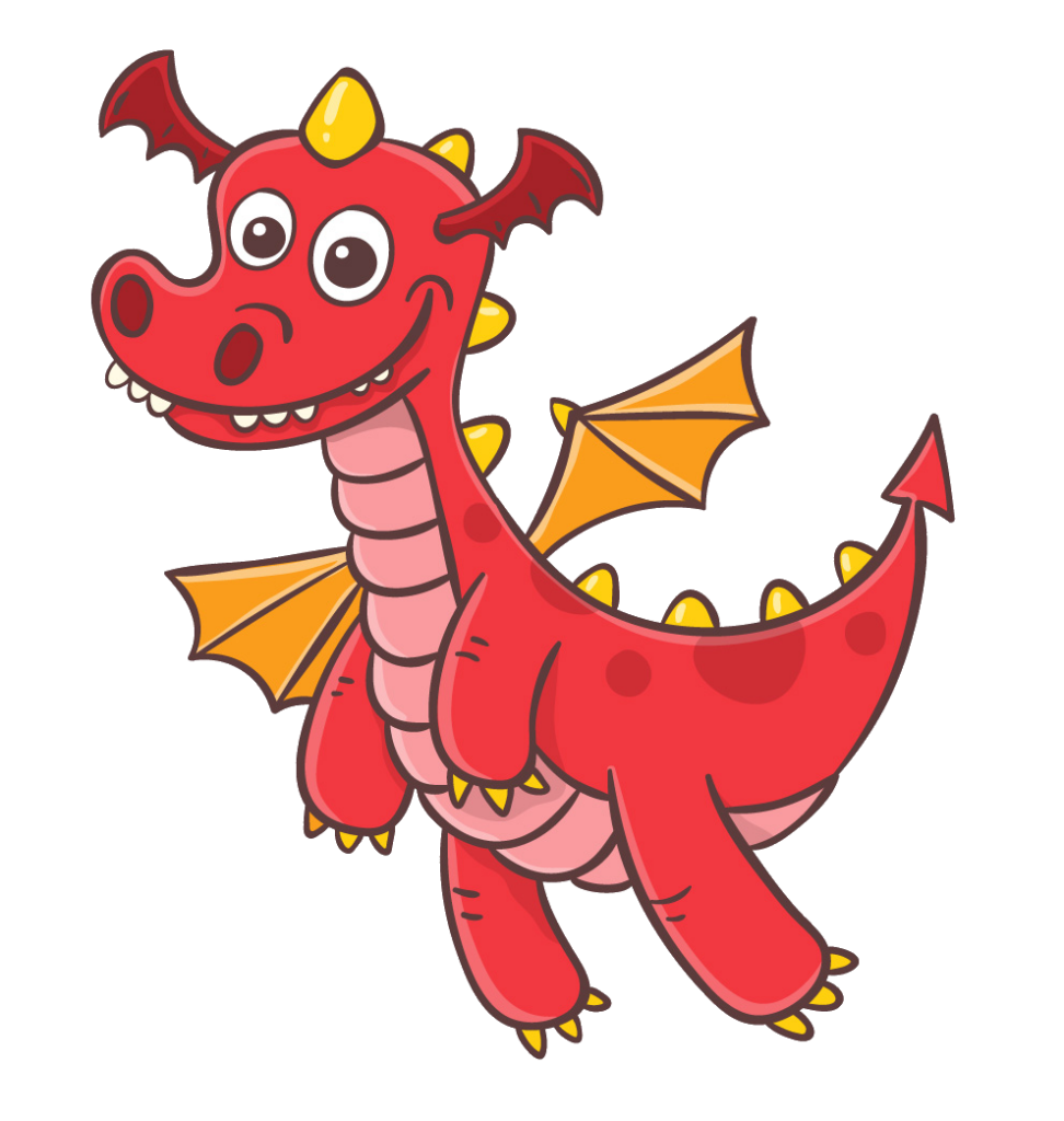 Cute Red Dragon Png