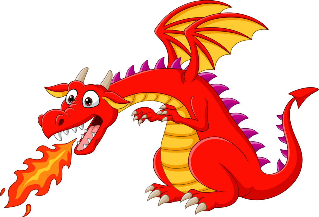 Red Animated Dragon Png