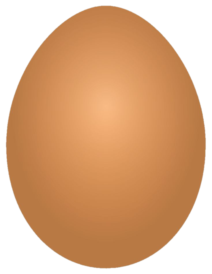Brown Egg Png HD