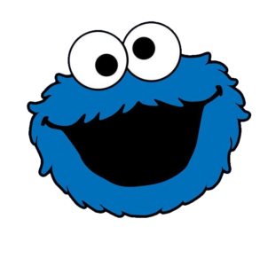 Blue Elmo Face PNG