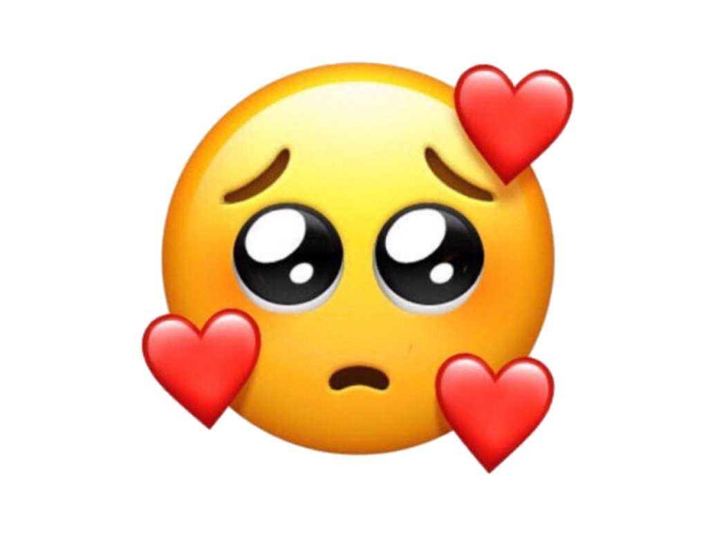 Cute Sad Love Heart Emoji Png
