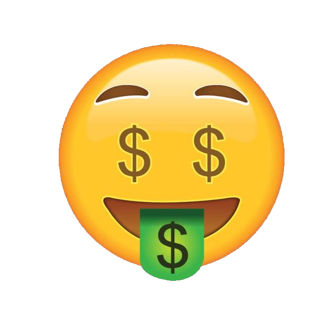 Money Face Emoji Png