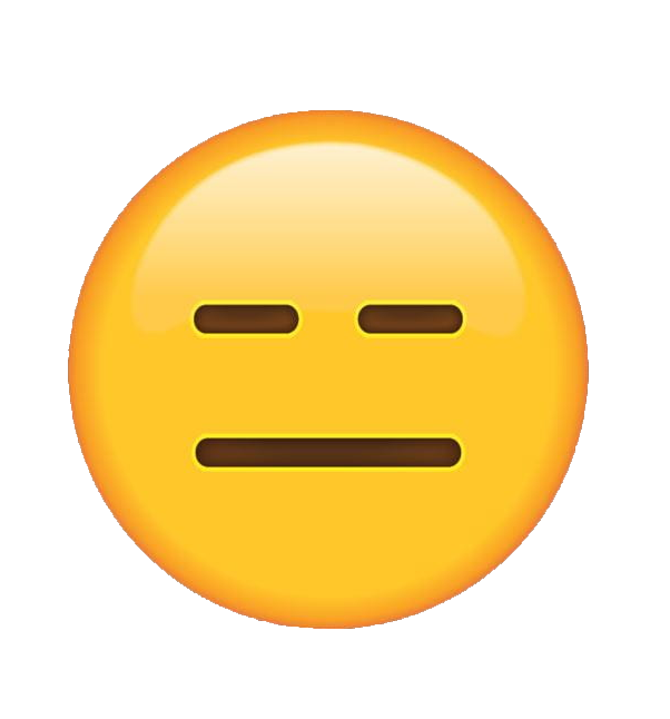 Expressionless Emoji Png