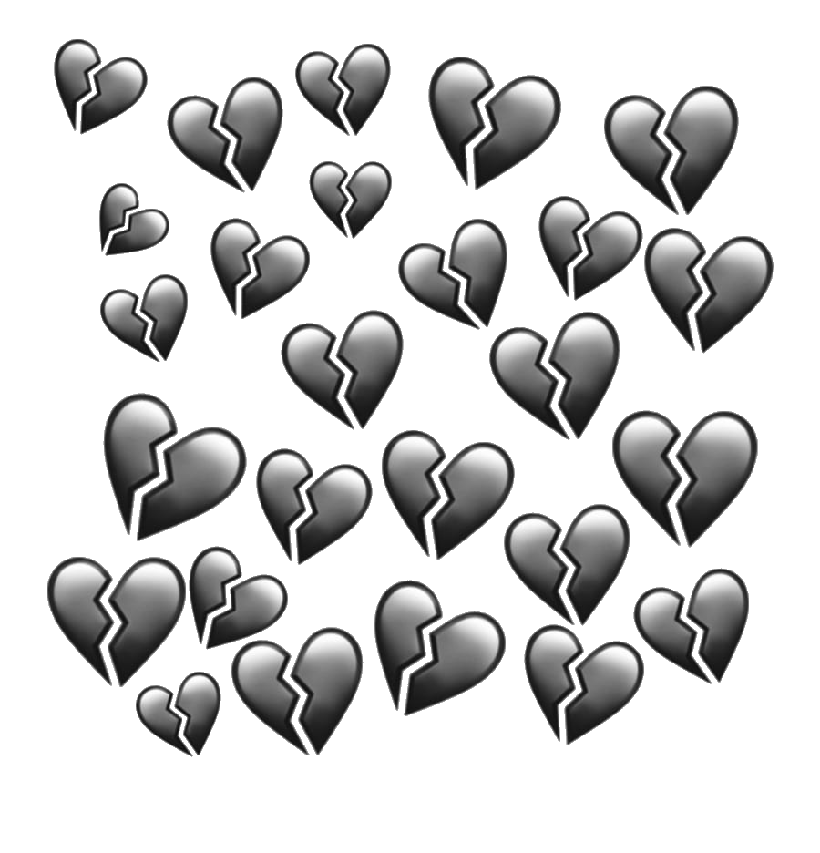 Broken Hearts Emoji Png