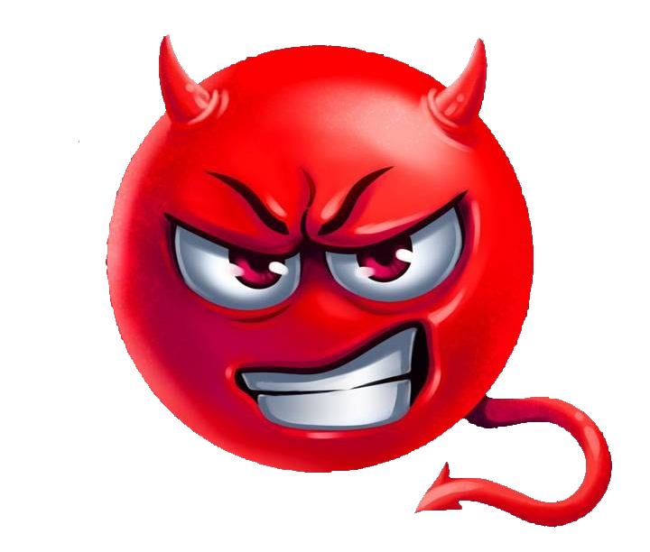 Red Evil Emoji Png
