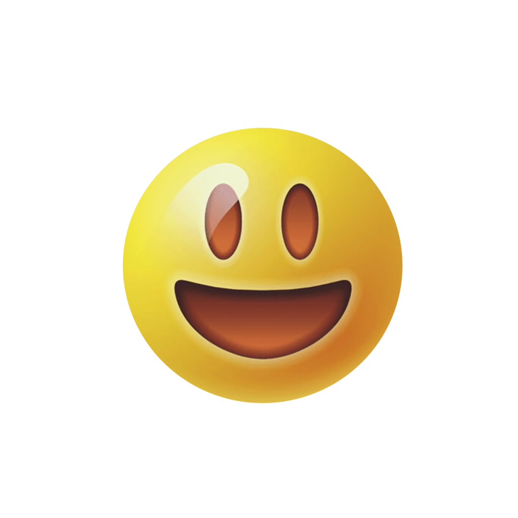 3D Happy Face Emoji Png