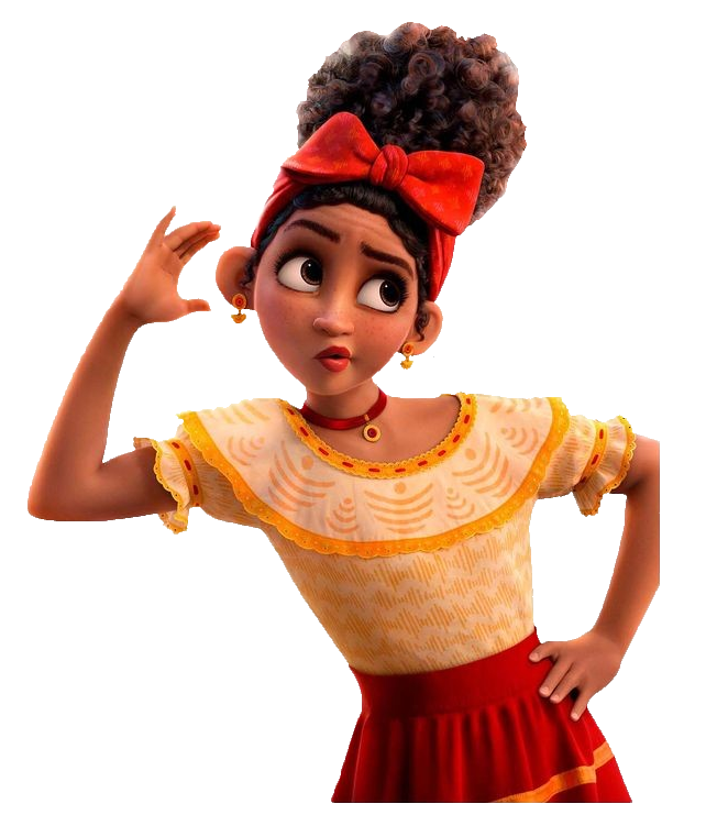 Encanto Film Character Dolores Madrigal PNG
