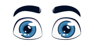 Blue Eyes clipart Png