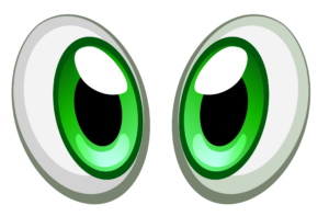 Green Eyes clipart Png