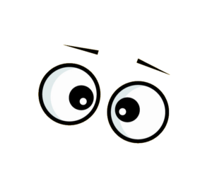 Round Eyes Vector Png