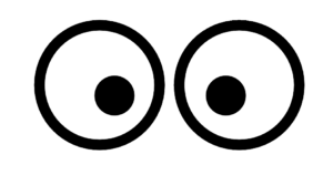 Round Eyes Vector Icon Png