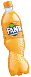 Orange Fanta Plastic Bottle High-resolution PNG Image