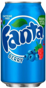 Berry Fanta Soda Can PNG