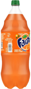 Orange Fanta Bottle PNG