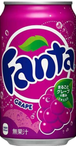 Grape Flavor Fanta Soda Can PNG