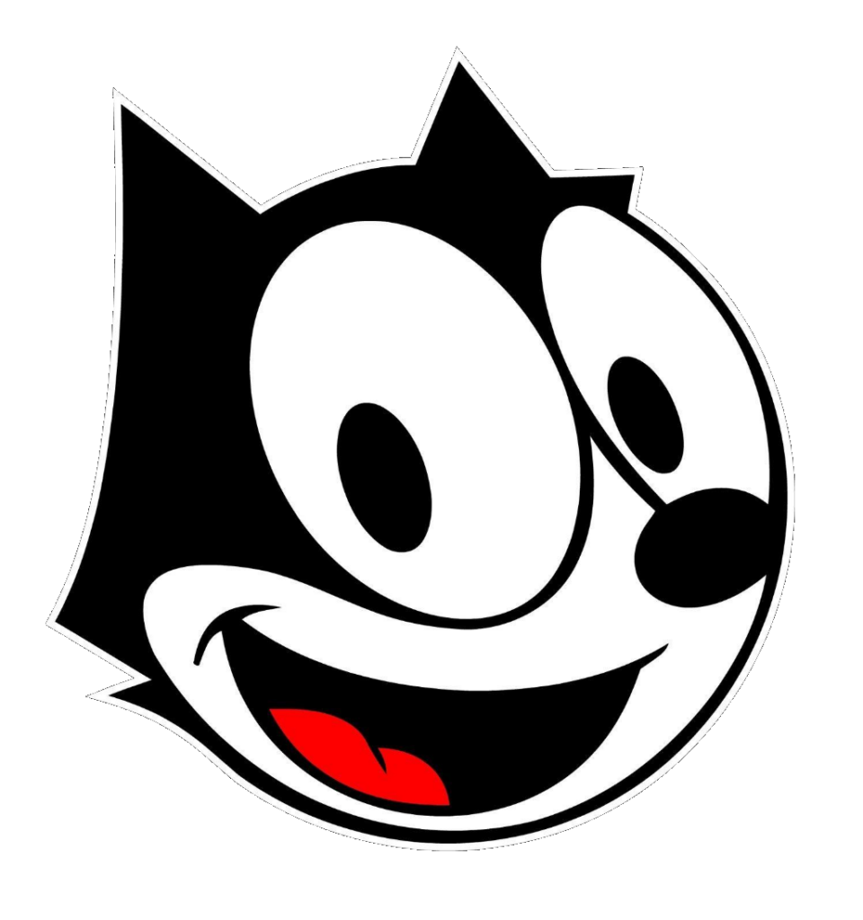 Felix the Cat Head Logo PNG
