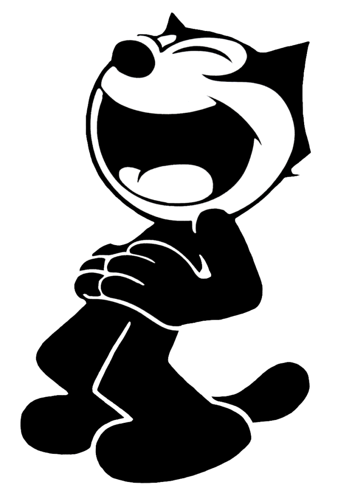 Laughing Felix the Cat PNG