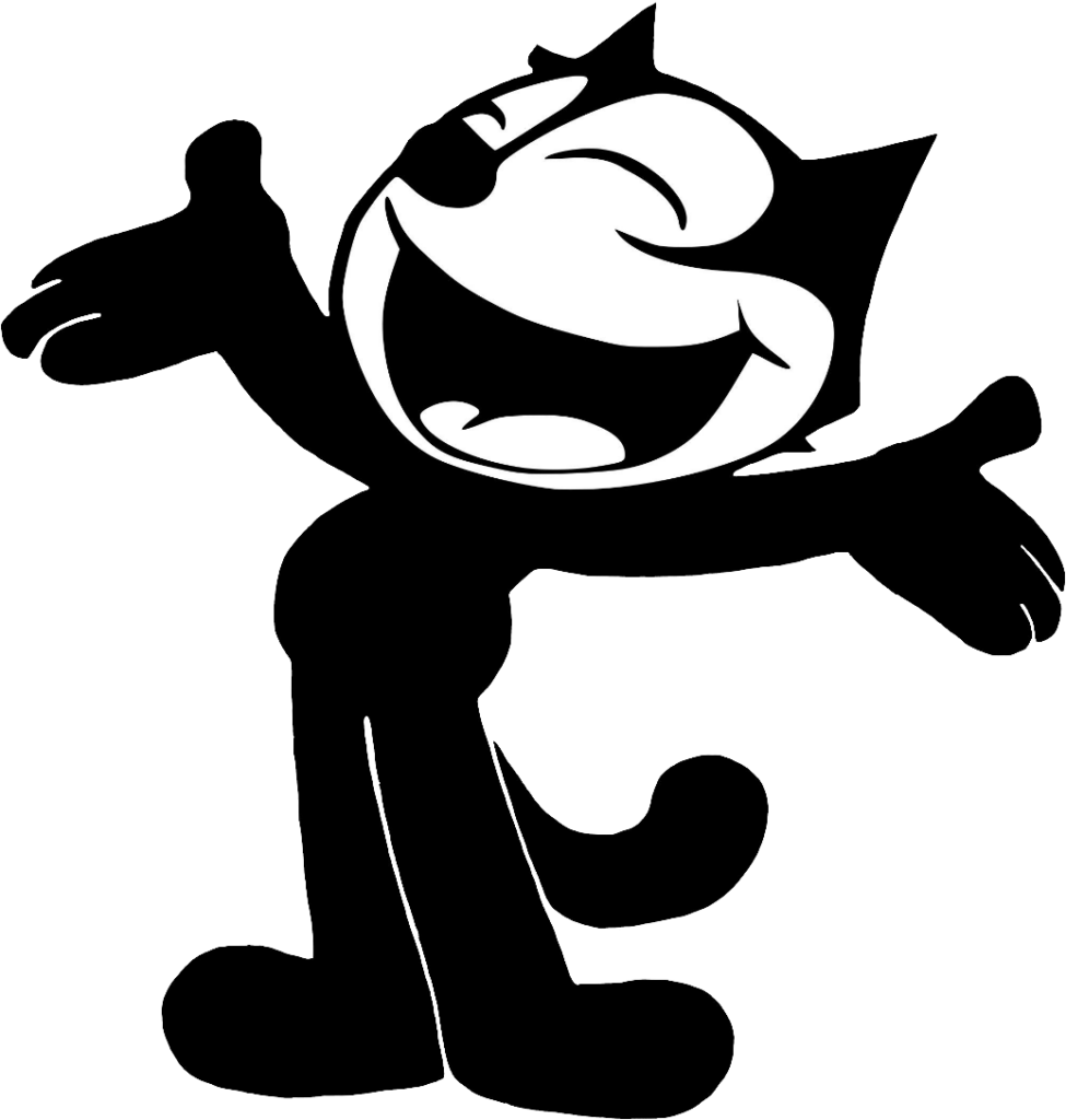 Felix the Cat Laughing PNG