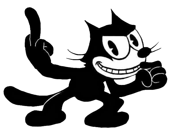 Naughty Felix the Cat PNG