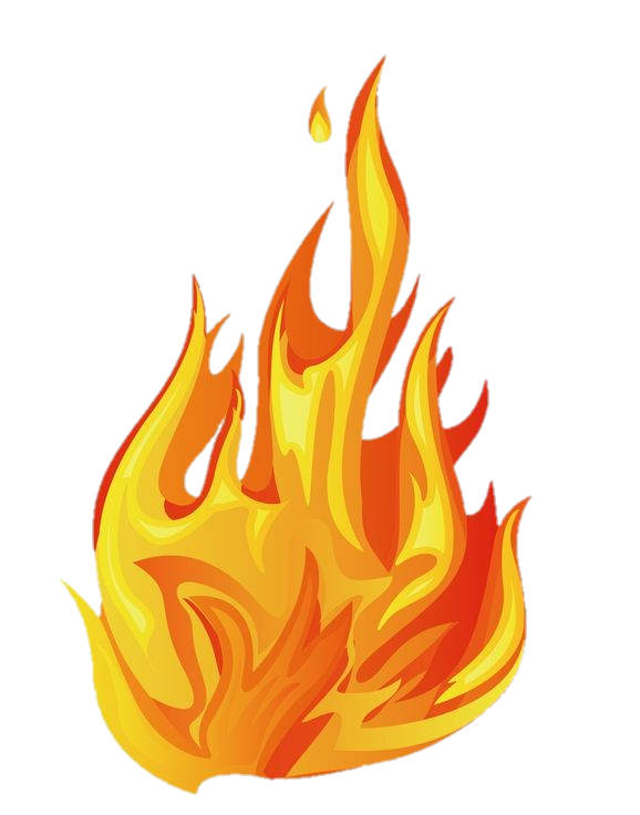 Flame Png Image with Transparent Background 